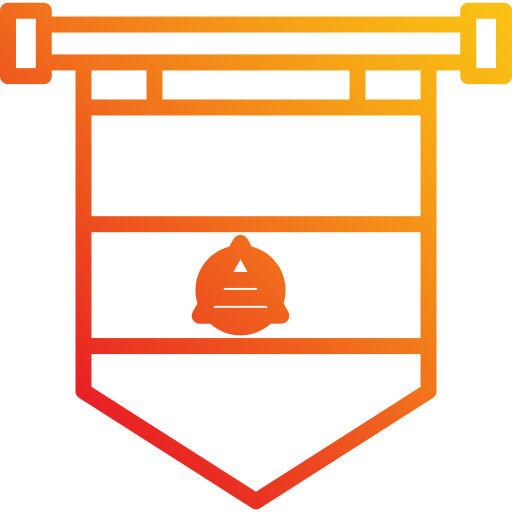 ニカラグア Generic gradient outline icon