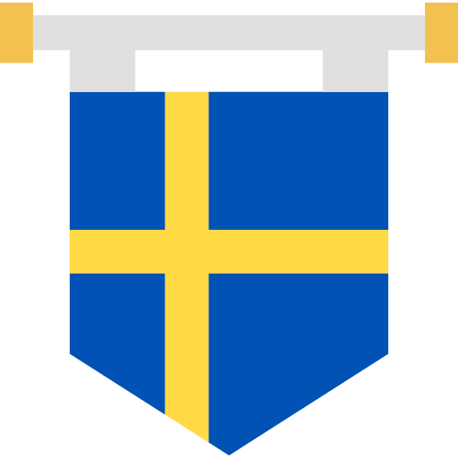 Sweden Generic color fill icon