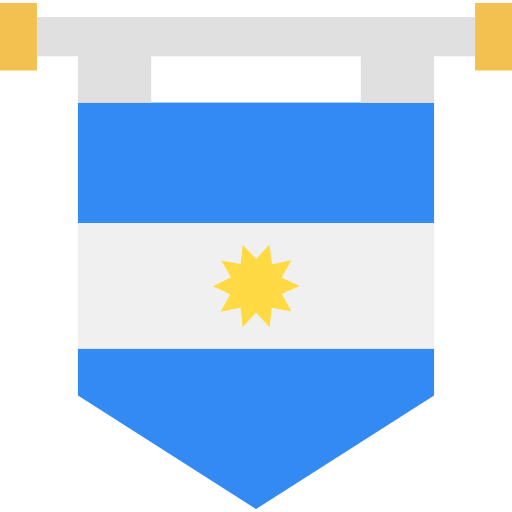 아르헨티나 Generic color fill icon