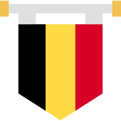 벨기에 Generic color fill icon
