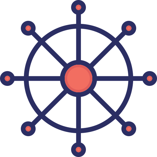 rueda de la nave Generic color lineal-color icono