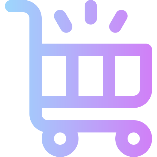 Empty Cart Super Basic Rounded Gradient icon