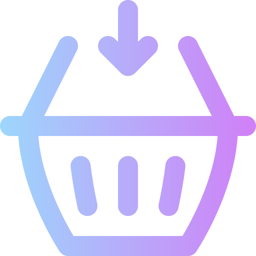 Add to cart Super Basic Rounded Gradient icon