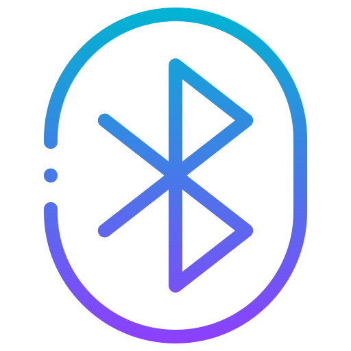 Bluetooth Generic gradient outline icon