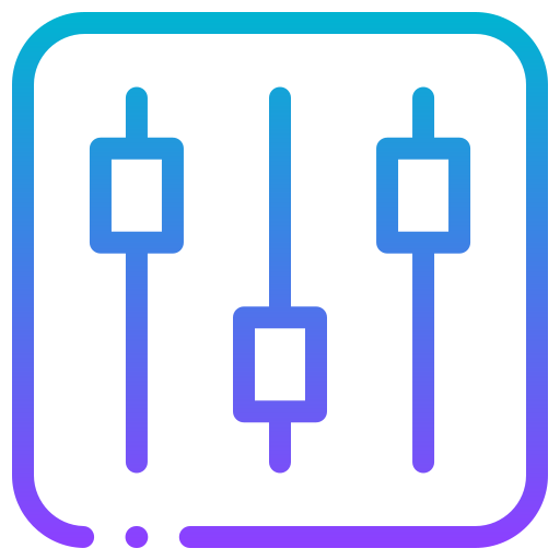 sterownica Generic gradient outline ikona