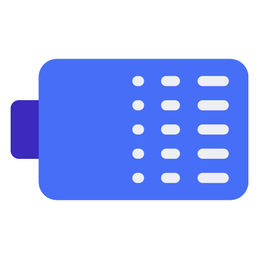 batteriestatus Generic color fill icon