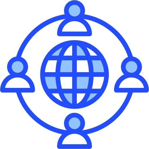 Global Connection Generic color lineal-color icon