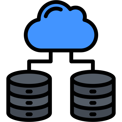 cloud-database Generic color lineal-color icoon