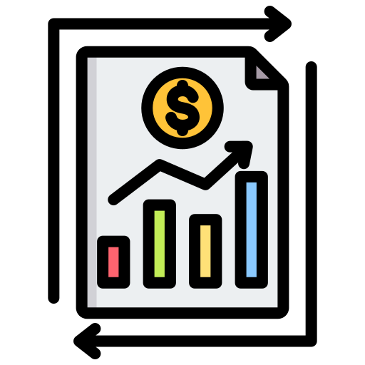 Financial statement Generic color lineal-color icon
