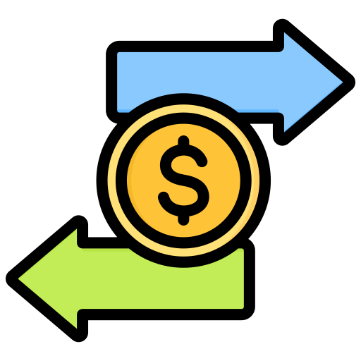 transferencia de dinero Generic color lineal-color icono