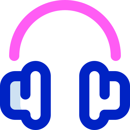headphone Super Basic Orbit Color icon