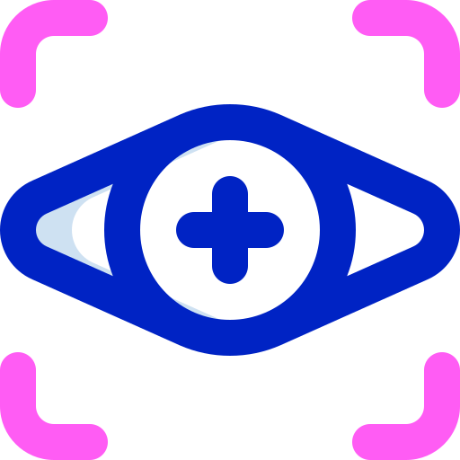 oog volgen Super Basic Orbit Color icoon