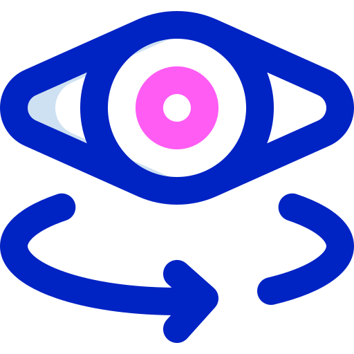 olho Super Basic Orbit Color Ícone
