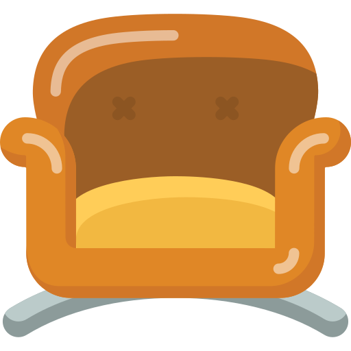 Lounge chair Generic color fill icon