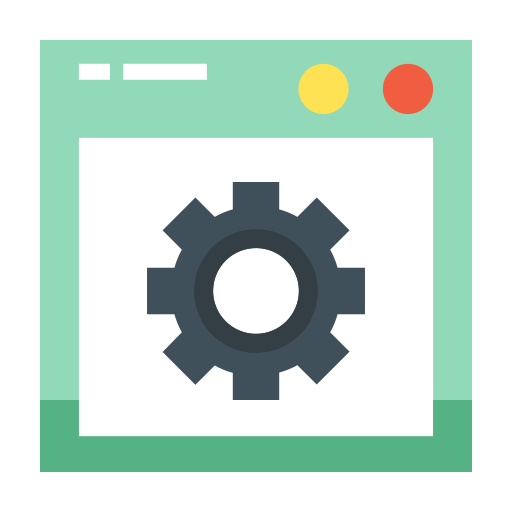ウェブサービス Generic color fill icon
