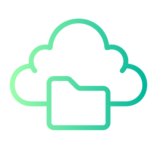 Cloud Data Generic gradient outline icon