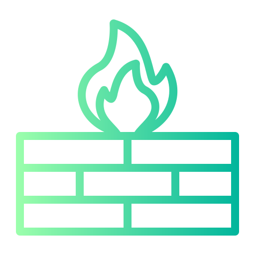 firewall Generic gradient outline icon