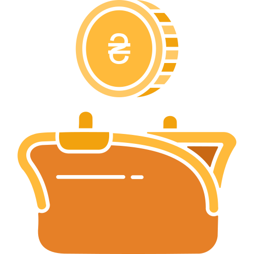 Hryvnia Generic color fill icon