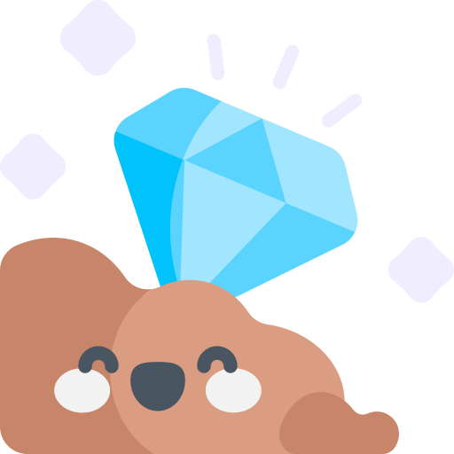 Diamond Kawaii Flat icon