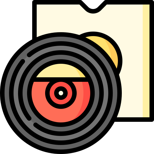 fonograf Special Lineal color ikona