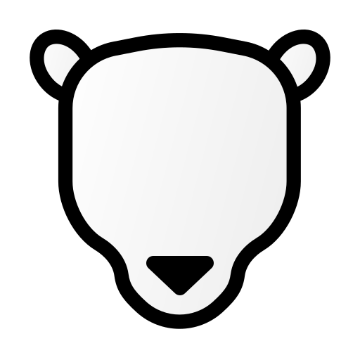 Polar Bear Generic gradient lineal-color icon