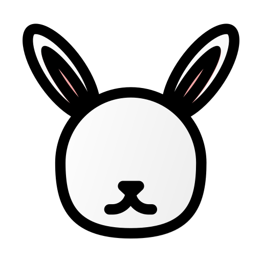 Rabbit Generic gradient lineal-color icon