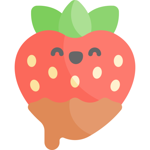 딸기 Kawaii Flat icon