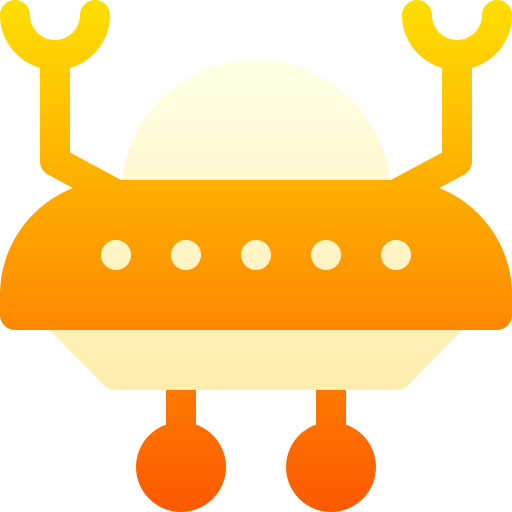 ufo Basic Gradient Gradient icon