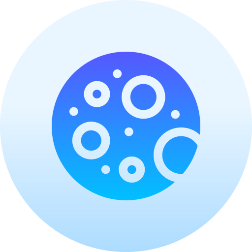 행성 Basic Gradient Circular icon