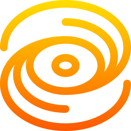 블랙홀 Basic Gradient Lineal color icon