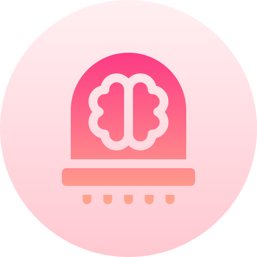 Brain Basic Gradient Circular icon