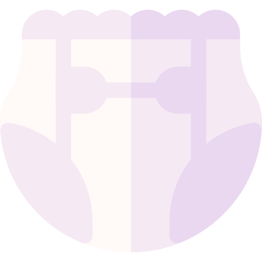 Diaper Basic Rounded Flat icon