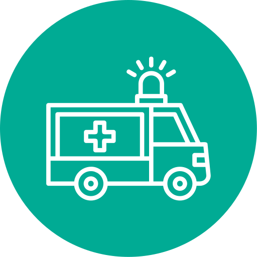 ambulans Generic color fill ikona