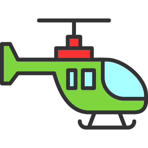 helikopter Generic color lineal-color ikona