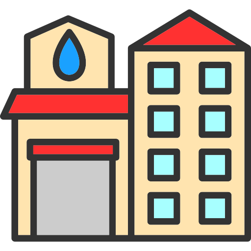 estación de bomberos Generic color lineal-color icono