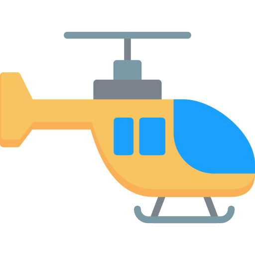 heliciopter Generic color fill Ícone