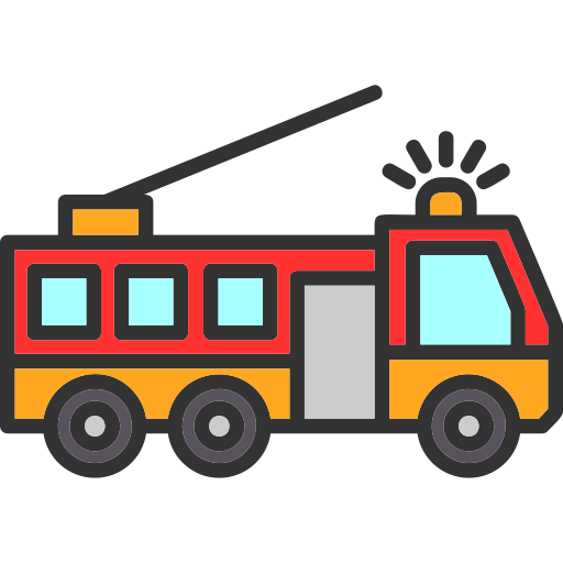 camión de bomberos Generic color lineal-color icono