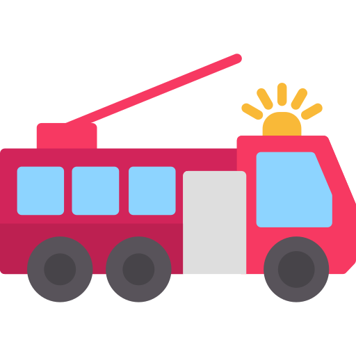 camion de pompier Generic color fill Icône