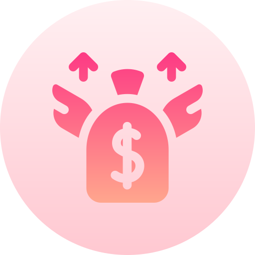 inflazione Basic Gradient Circular icona