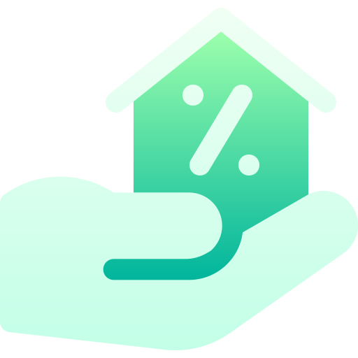 hipoteca Basic Gradient Gradient icono