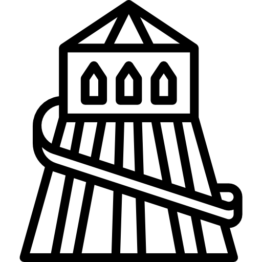 kolejka górska Basic Miscellany Lineal ikona