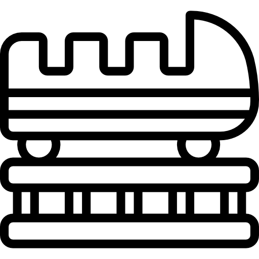 ジェットコースター Basic Miscellany Lineal icon