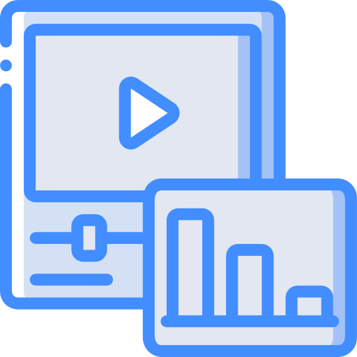 videoplayer Basic Miscellany Blue icon