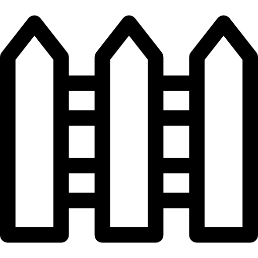 울타리 Basic Rounded Lineal icon