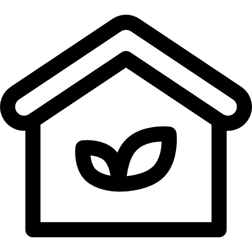 에코 하우스 Basic Rounded Lineal icon