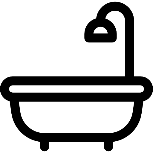 목욕 Basic Rounded Lineal icon