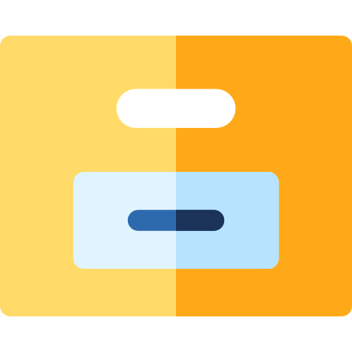 box Basic Rounded Flat icon