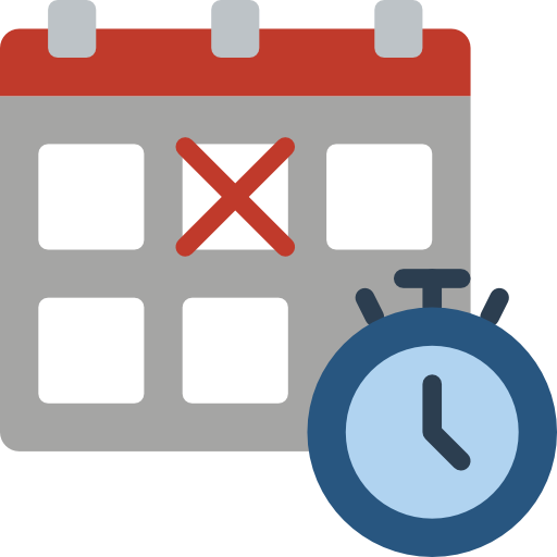 deadline Basic Miscellany Flat icoon