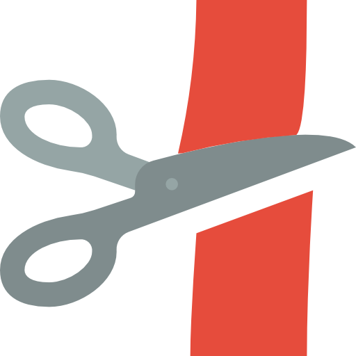 Cut Basic Miscellany Flat icon