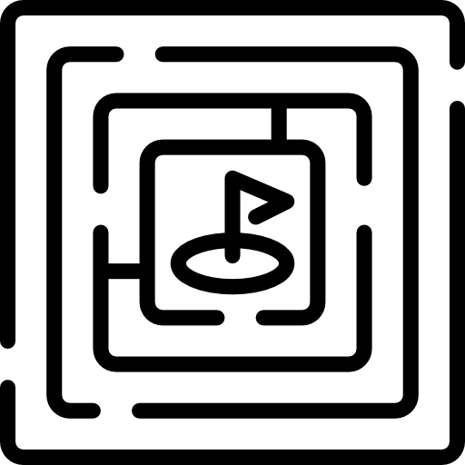laberinto Basic Miscellany Lineal icono